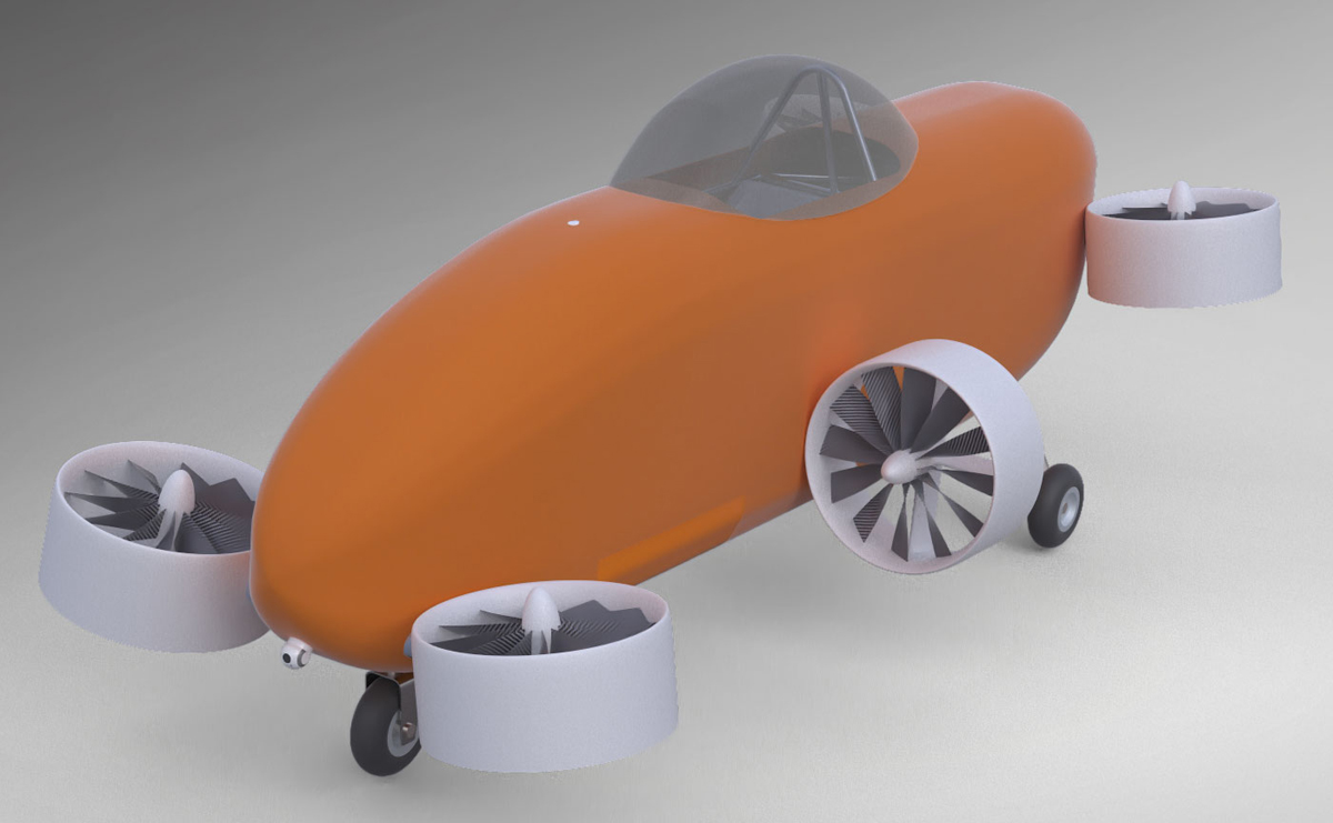 VT-04 Hexa-Hauler piloted emergency response eVTOL (concept design) aircraft VT-04 Hexa-Hauler piloted emergency response eVTOL (concept design) aircraft